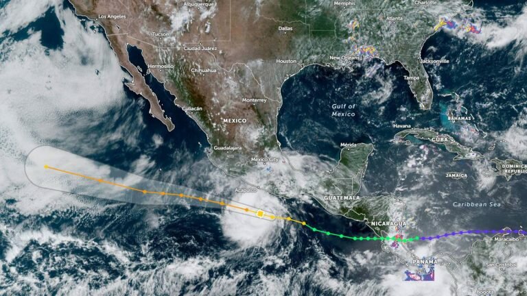 category 2 hurricane to move south-southwest of Cabo San Lucas